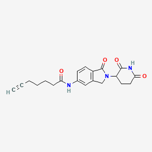 molecular formula C20H21N3O4 B14760799 Lenalidomide-5'-CO-C4-alkyne 