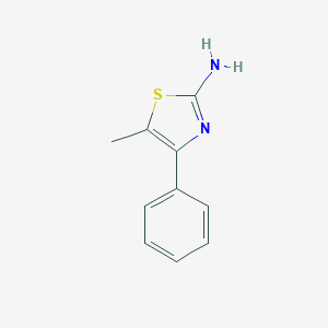 molecular formula C10H10N2S B147608 5-Methyl-4-phenyl-2-thiazolamine CAS No. 30709-67-2
