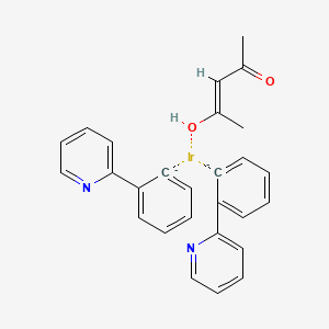 molecular formula C27H24IrN2O2-2 B14760823 Ir(ppy)2(acac) 