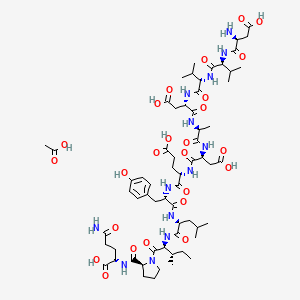 molecular formula C63H97N13O25 B14761049 Epidermal Growth Factor Receptor Peptide Acetate 