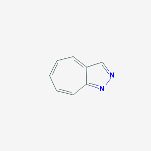 molecular formula C8H6N2 B14761067 Cyclohepta[c]pyrazole CAS No. 275-70-7