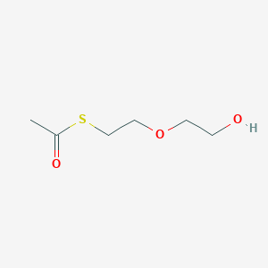 molecular formula C6H12O3S B14761070 S-(2-(2-Hydroxyethoxy)ethyl) ethanethioate 