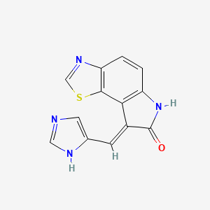 molecular formula C13H8N4OS B14761075 Pkr-IN-C16 