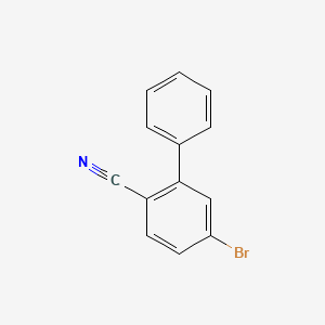 molecular formula C13H8BrN B14761108 5-Bromo-[1,1'-biphenyl]-2-carbonitrile 