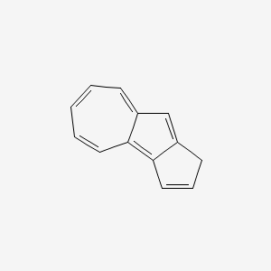 molecular formula C13H10 B14761164 1H-Cyclopenta[A]azulene CAS No. 248-11-3
