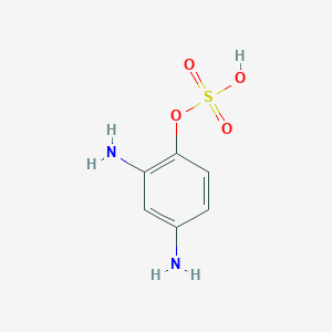molecular formula C6H8N2O4S B14761220 2,4-Diaminophenol sulphate 