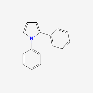 molecular formula C16H13N B14761266 1,2-Diphenylpyrrole CAS No. 837-56-9