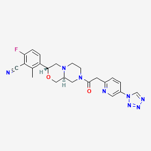 molecular formula C23H23FN8O2 B14761274 ROMK inhibitor 25 