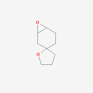 molecular formula C9H14O2 B14761314 dihydro-3'H-7-oxaspiro[bicyclo[4.1.0]heptane-3,2'-furan] 