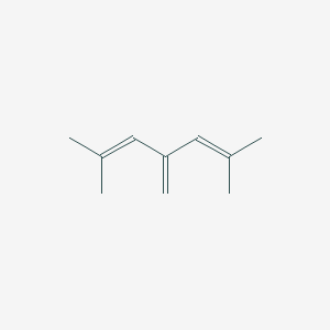 molecular formula C10H16 B14761400 2,6-Dimethyl-4-methylidenehepta-2,5-diene CAS No. 927-02-6