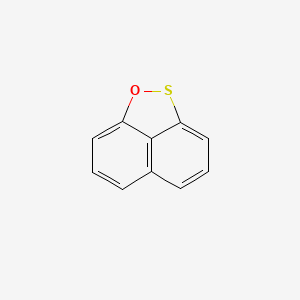 molecular formula C10H6OS B14761413 Naphtho[1,8-cd][1,2]oxathiole CAS No. 209-21-2