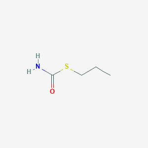 molecular formula C4H9NOS B14761529 S-Propyl carbamothioate CAS No. 927-72-0