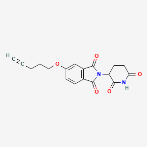 molecular formula C18H16N2O5 B14761558 Thalidomide-5'-O-C3-alkyne 