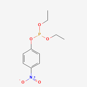 molecular formula C10H14NO5P B14761588 Diethyl 4-nitrophenyl phosphite CAS No. 1085-40-1