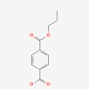molecular formula C11H11O4- B14761649 4-(Propoxycarbonyl)benzoate CAS No. 1818-05-9