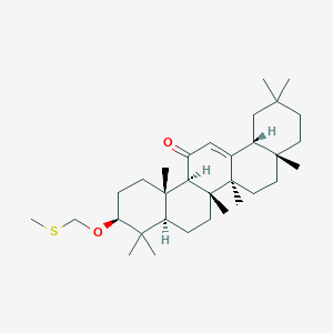 molecular formula C32H52O2S B14761773 beta-Amyrenonol methylthiomethyl ether 