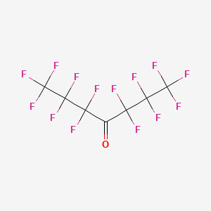 molecular formula C7F14O B14761871 Tetradecafluoroheptan-4-one CAS No. 378-90-5