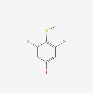 molecular formula C7H5F2IS B14761904 (2,6-Difluoro-4-iodophenyl)(methyl)sulfane 
