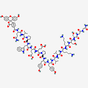 molecular formula C112H144N22O32 B14761940 Bevonescein 