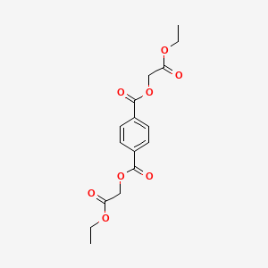 molecular formula C16H18O8 B14762058 Bis(ethoxycarbonylmethyl) benzene-1,4-dicarboxylate CAS No. 1830-02-0