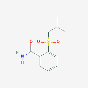 molecular formula C11H15NO3S B14762120 2-(Isobutylsulfonyl)benzamide 