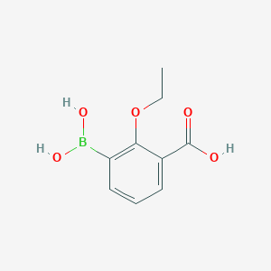 molecular formula C9H11BO5 B14762131 3-Borono-2-ethoxyphenylboronic acid 