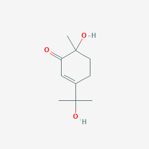 molecular formula C10H16O3 B14762135 1,8-Dihydroxy-p-menth-3-en-2-one 