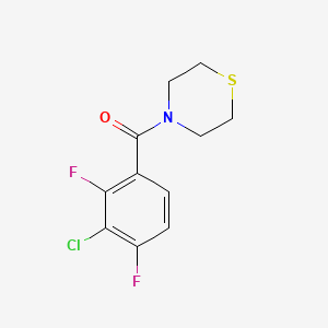 molecular formula C11H10ClF2NOS B14762162 (3-Chloro-2,4-difluorophenyl)(thiomorpholino)methanone 
