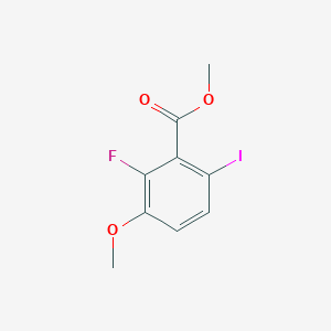 molecular formula C9H8FIO3 B14762170 Methyl 2-fluoro-6-iodo-3-methoxybenzoate 