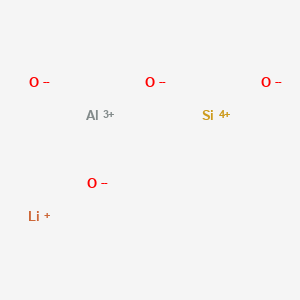 molecular formula AlLiO4Si B14762201 Eucryptite (AlLi(SiO4)) CAS No. 1302-65-4