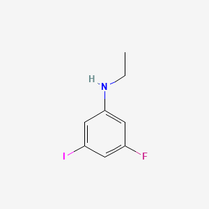 molecular formula C8H9FIN B14762216 N-Ethyl-3-fluoro-5-iodoaniline 