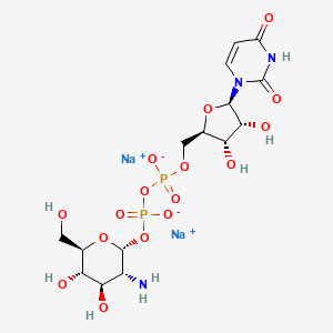 molecular formula C15H23N3Na2O16P2 B14762220 UDP-glucosamine disodium 