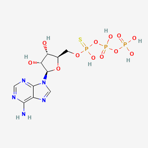 molecular formula C10H16N5O12P3S B14762255 Adenosine-5'-RP-alpha-thio-triphosphate 