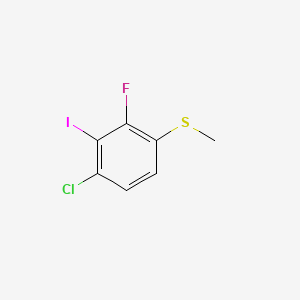 molecular formula C7H5ClFIS B14762267 (4-Chloro-2-fluoro-3-iodophenyl)(methyl)sulfane 