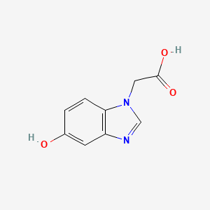 molecular formula C9H8N2O3 B14762392 2-(5-Hydroxy-1H-benzo[d]imidazol-1-yl)acetic acid 