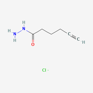 molecular formula C6H10ClN2O- B14762429 Alkyne hydrazide 