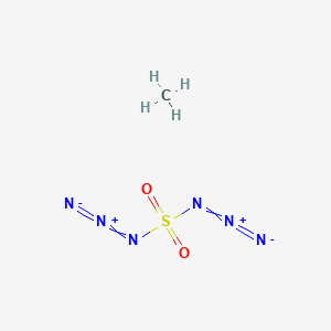 molecular formula CH4N6O2S B14762522 Methane;sulfuryl diazide 