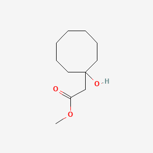 molecular formula C11H20O3 B14762575 Methyl 2-(1-hydroxycyclooctyl)acetate 