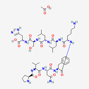 molecular formula C52H83N13O14 B14762579 Hemopressin (human, mouse) acetate 