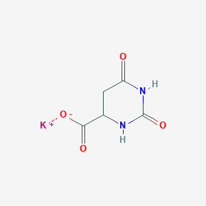 molecular formula C5H5KN2O4 B14762594 potassium,2,4-dioxo-1H-pyrimidine-6-carboxylate 