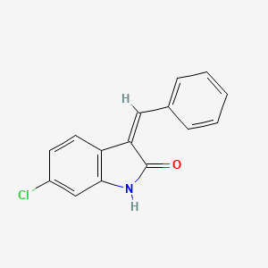 molecular formula C15H10ClNO B14762773 3-Benzylidene-6-chloroindolin-2-one 