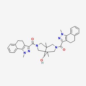 molecular formula C35H38N6O3 B14762777 SARS-CoV-2-IN-8 