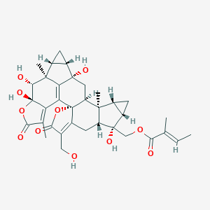 molecular formula C35H40O11 B147628 chloramultilide D CAS No. 1000995-49-2