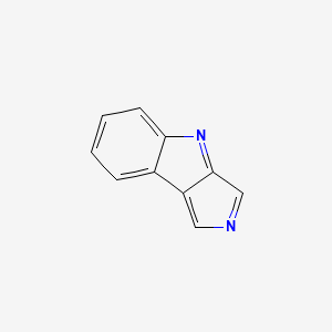 molecular formula C10H6N2 B14762832 Pyrrolo[3,4-b]indole CAS No. 247-01-8