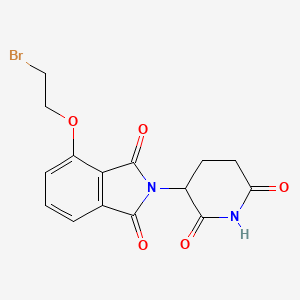 molecular formula C15H13BrN2O5 B14762951 Thalidomide-O-C2-Br 