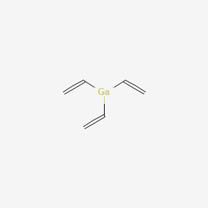 molecular formula C6H9Ga B14762959 Gallium, triethenyl- CAS No. 1188-13-2