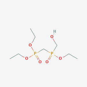 molecular formula C8H20O6P2 B14762983 Ethyl [(diethoxyphosphoryl)methyl]hydroxymethylphosphinate 