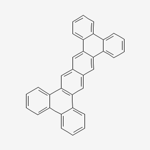 molecular formula C34H20 B14763007 Tetrabenzo(a,c,j,l)naphthacene CAS No. 215-95-2