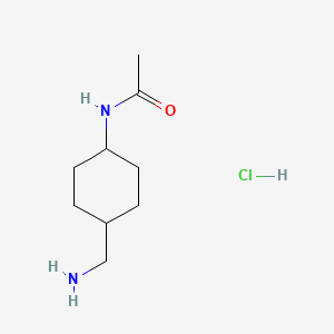 molecular formula C9H19ClN2O B14763015 N-(trans-4-(Aminomethyl)cyclohexyl)acetamide hydrochloride 