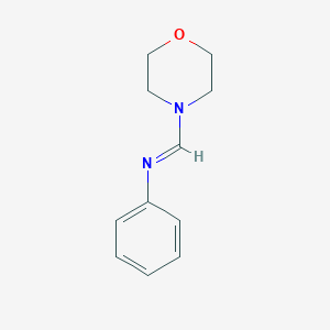 molecular formula C11H14N2O B14763049 Methanimine, 1-(4-morpholino), N-phenyl CAS No. 1783-36-4